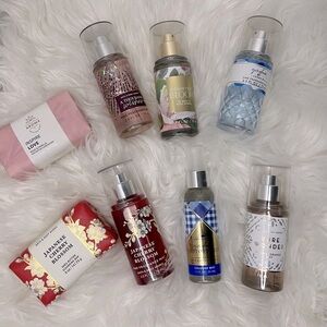 NEW! Bath & Body Works Fragrance Mist and Cleansing Bar Bundle of 8
